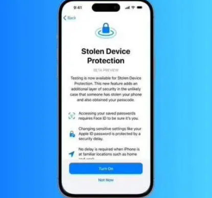 巨鹿苹果授权维修店分享被盗设备保护功能开启方法 