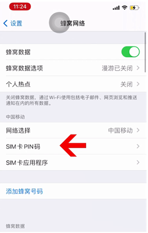 巨鹿苹果14维修网分享如何给iPhone14的SIM卡设置密码 